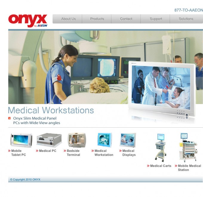 Onyx Medical Website